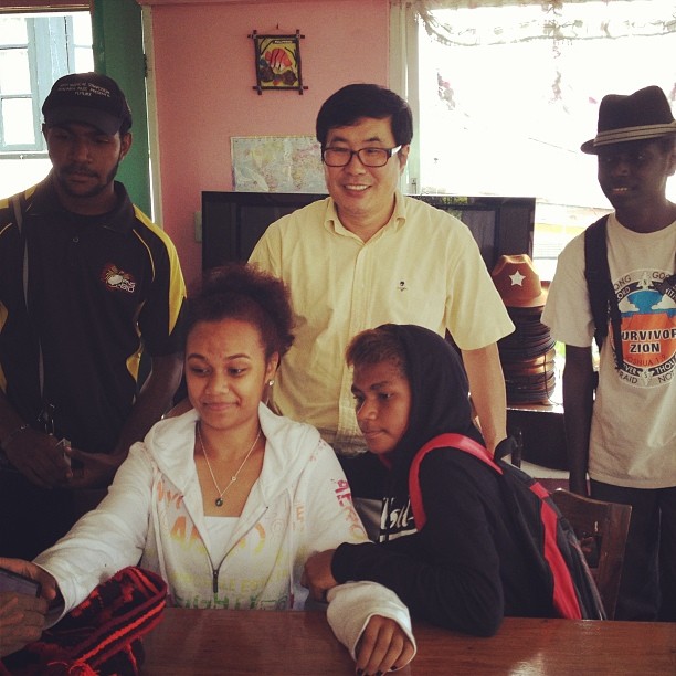 파푸아뉴기니 학생들의 쎈영어학교 방문^^